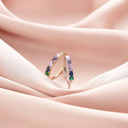 Inel argint 925 placat cu rodiu cu zirconia [3]