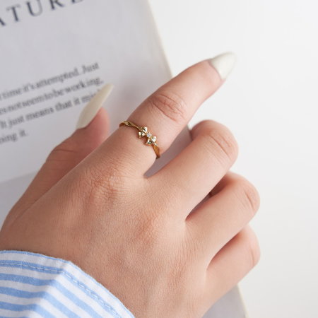 Inel argint 925 placat cu rodiu cu zirconiu [1]