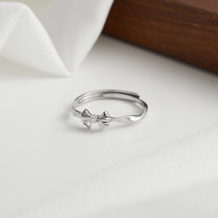 Inel argint 925 placat cu rodiu cu zirconiu [2]