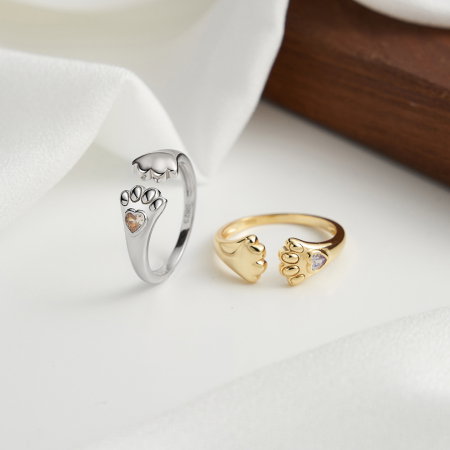 Inel argint 925 placat cu rodiu cu zirconiu [1]