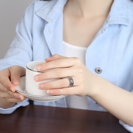 Inel argint 925 reglabil cu aspect vintage si sfoara rasucita - Be Nature IST0021 [6]