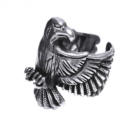 Inel argint 925 reglabil, cu vultur [0]