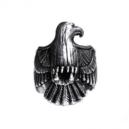 Inel argint 925 reglabil, cu vultur [1]