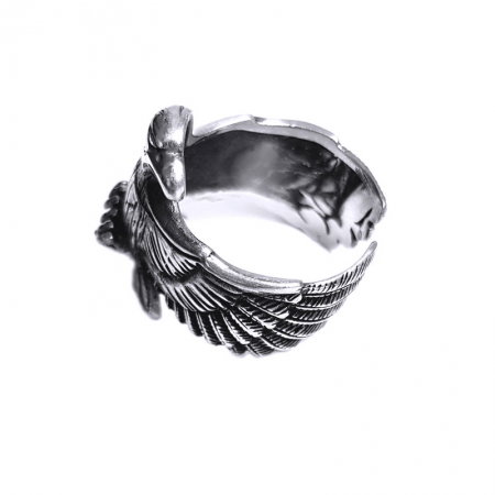 Inel argint 925 reglabil, cu vultur [2]