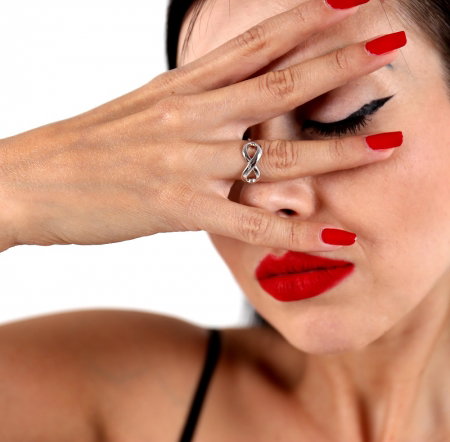 Inel argint 925 rodiat cu simbolul infinit - Infinite You IBU0032 [1]