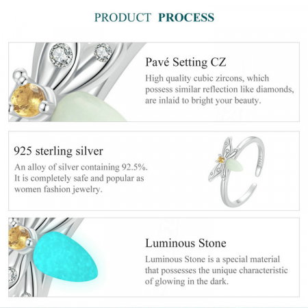 Inel argint albinuta fosforescenta [10]