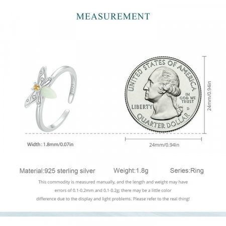 Inel argint albinuta fosforescenta [12]
