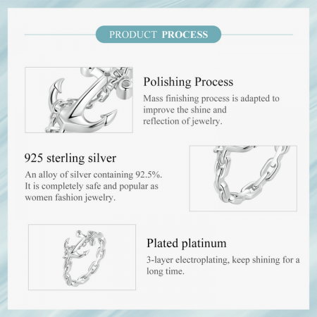 Inel argint ancora [7]