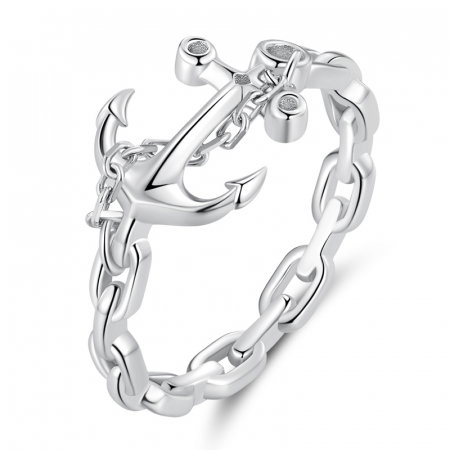 Inel argint ancora [12]