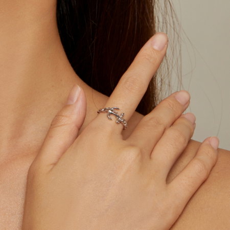 Inel argint ancora [5]