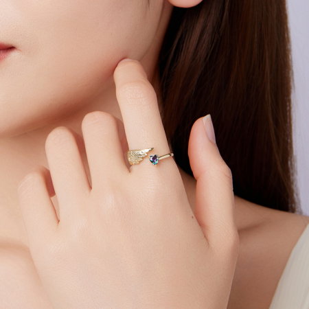 Inel argint aripa de inger si inmioara [3]