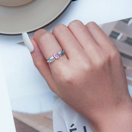 Inel argint aripi de inger [6]