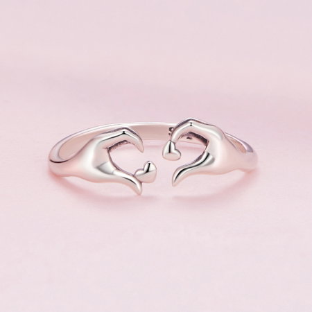 Inel argint atingerea dragostei [4]