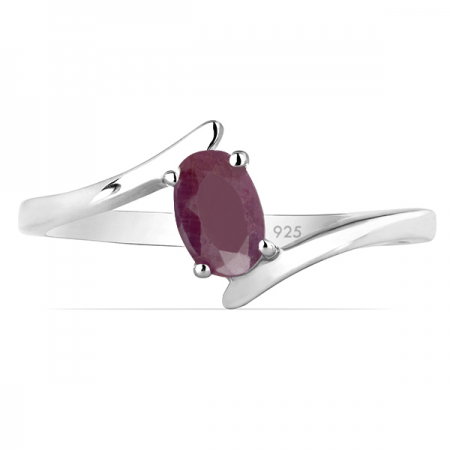 Inel argint Aurora, 925, cu rubin - IVA0036 [1]