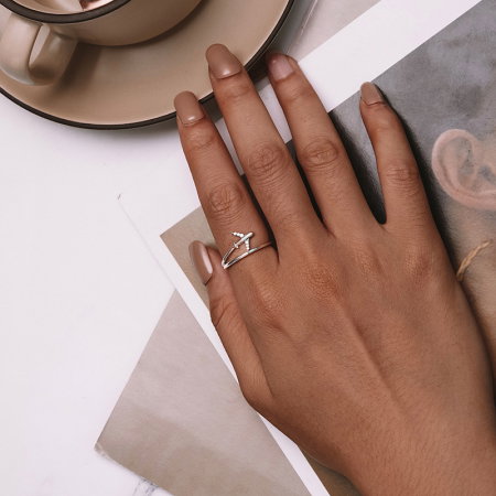 Inel argint avion [1]