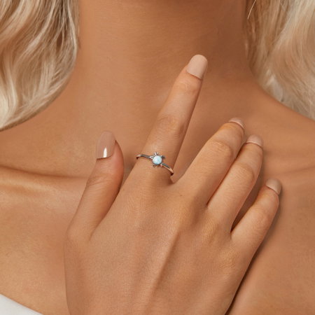 Inel argint broscuta testoasa [3]