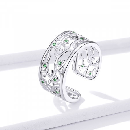 Inel argint copacul vietii, reglabil [2]