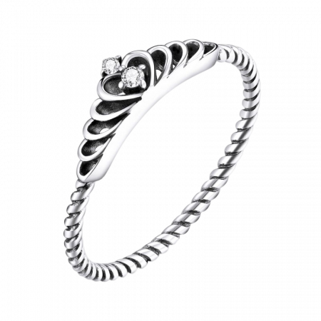 Inel argint coronita