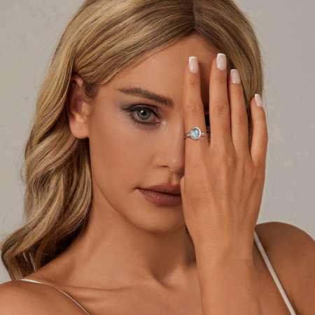 Inel argint cu acvamarin [1]