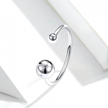 Inel argint cu bilute [5]