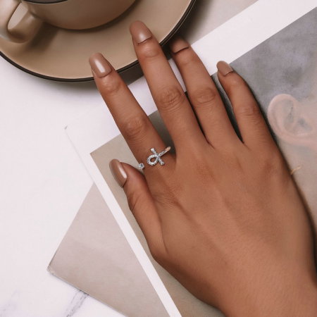 Inel argint cu cruce Ankh, reglabil [1]