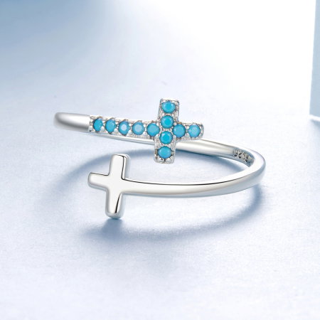 Inel argint cu cruciulite [4]