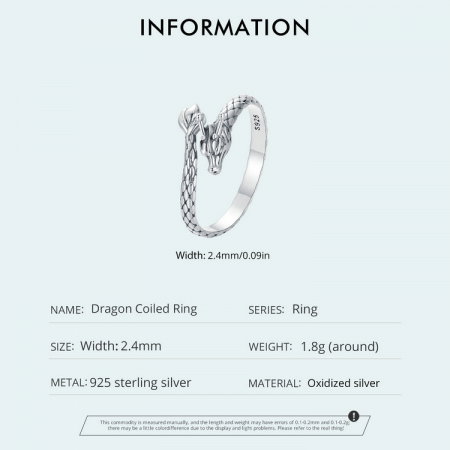 Inel argint cu dragon [9]