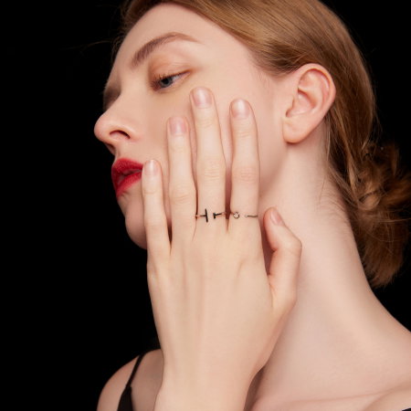 Inel argint cu drepte paralele [9]