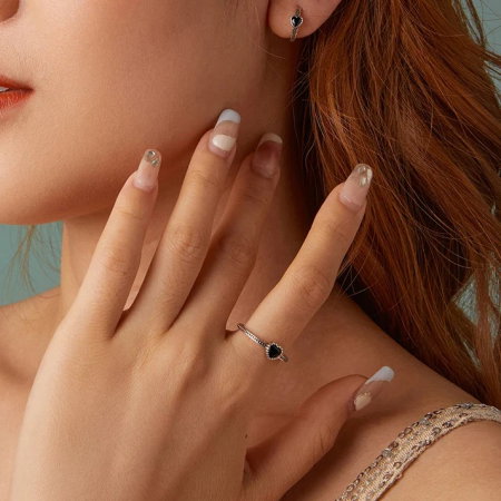 Inel argint cu inima [4]