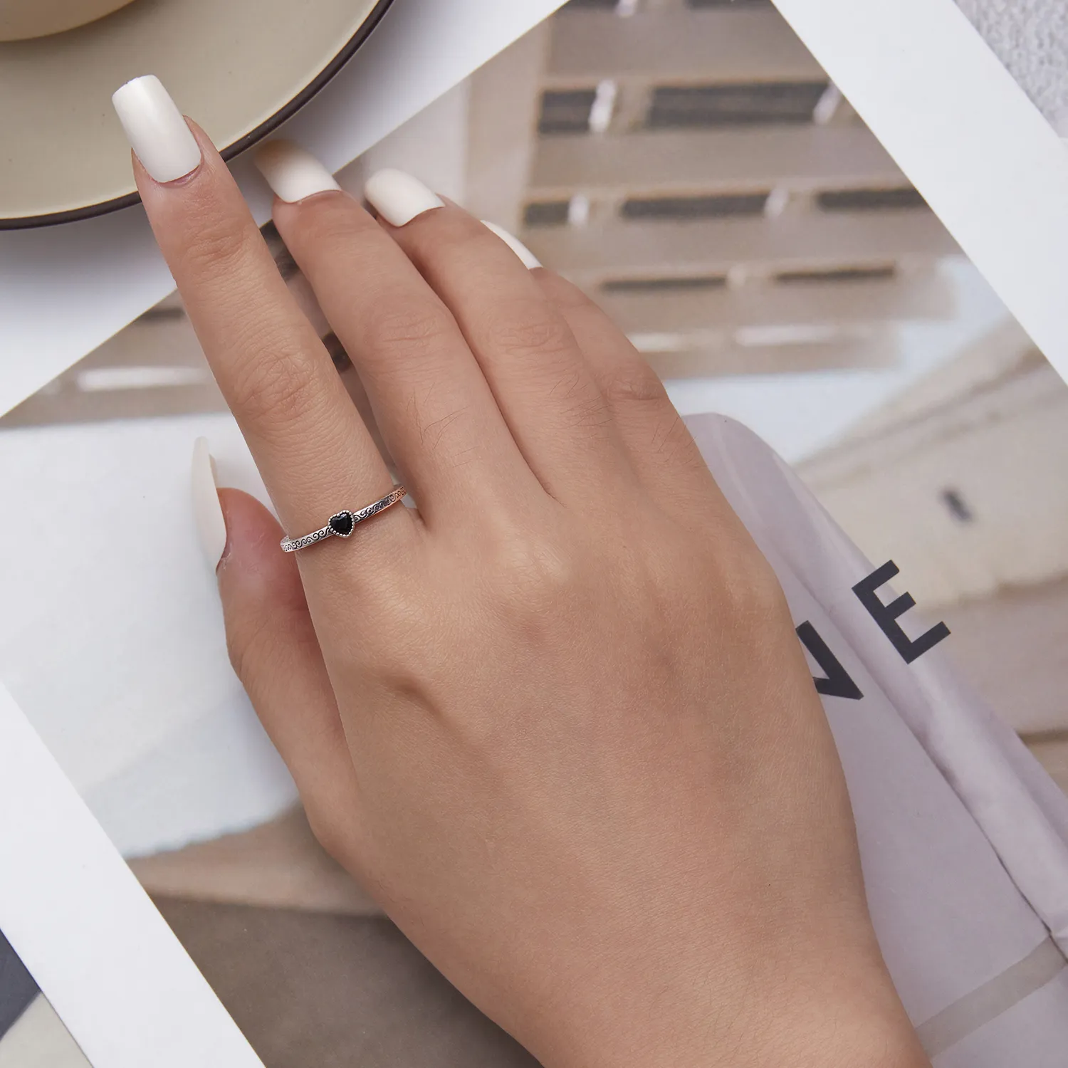 Inel argint cu inima [7]