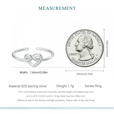 Inel argint cu inimioara inodata [10]