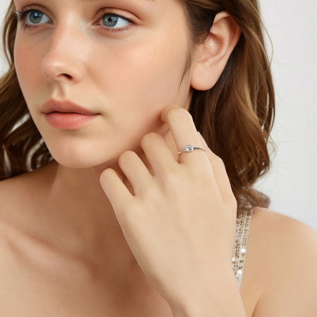 Inel argint cu labuta [10]