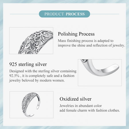 Inel argint cu model floral [14]