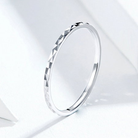 Inel argint cu model romboid [2]