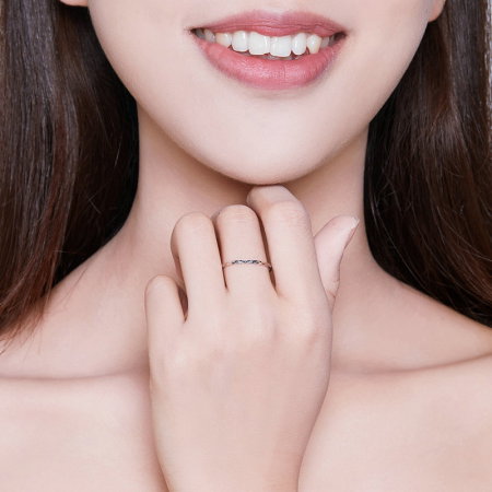 Inel argint cu model romboid [5]