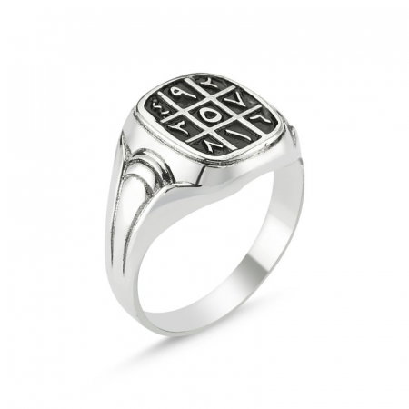 Inel argint cu numerologie Abjad [2]