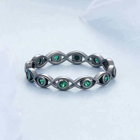 Inel argint cu ochi de deochi [4]