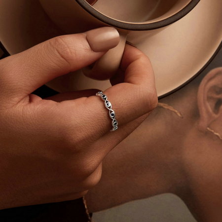 Inel argint cu ochi de deochi [2]