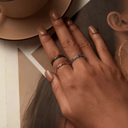 Inel argint cu ochi de deochi [11]