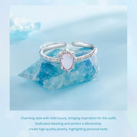 Inel argint cu opal sintetic [18]