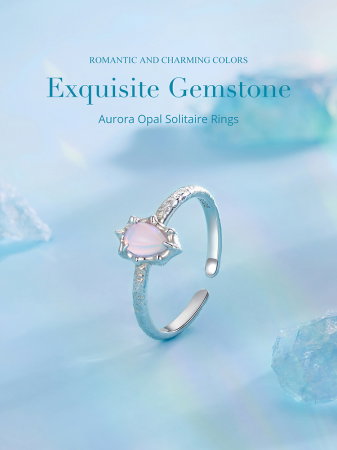 Inel argint cu opal sintetic [10]