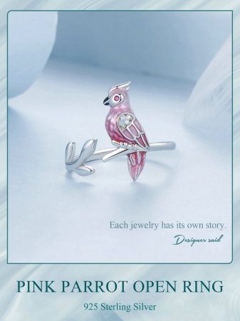 Inel argint cu papagal [12]