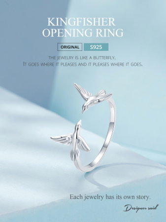 Inel argint cu pasarele [11]