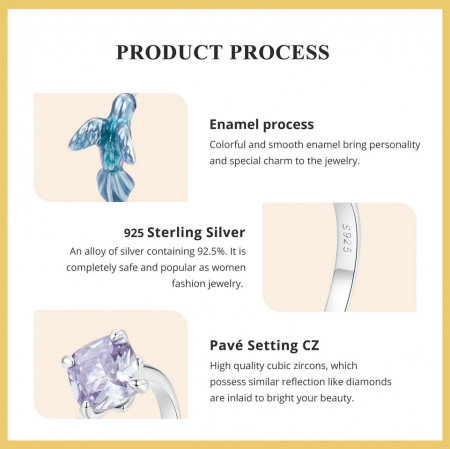 Inel argint cu pescarel albastru [8]