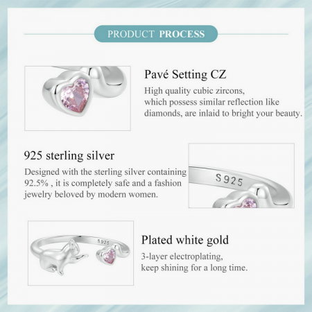 Inel argint cu pisicuta [10]