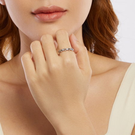 Inel argint cu Steaua lui David si zirconii [10]