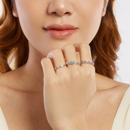 Inel argint cu Steaua lui David si zirconii [16]