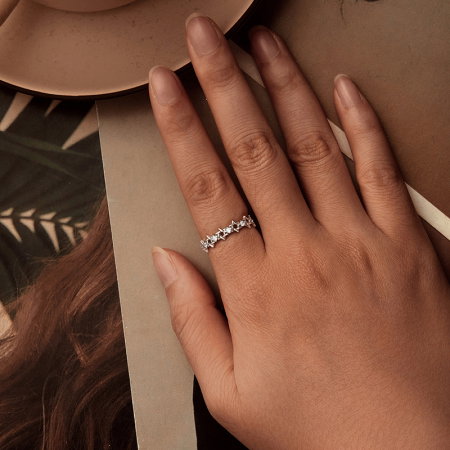 Inel argint cu Steaua lui David si zirconii [7]