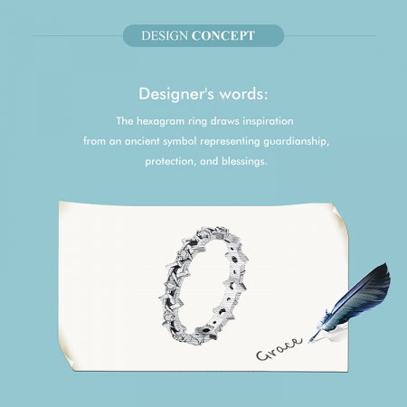 Inel argint cu Steaua lui David si zirconii [11]