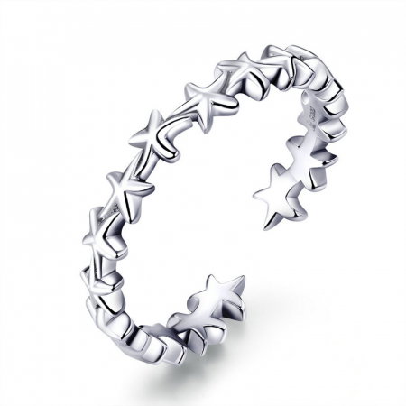 Inel argint cu stelute de mare